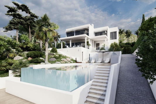 A spacious villa with sea views, magnificently renovated, in Santa Ponça