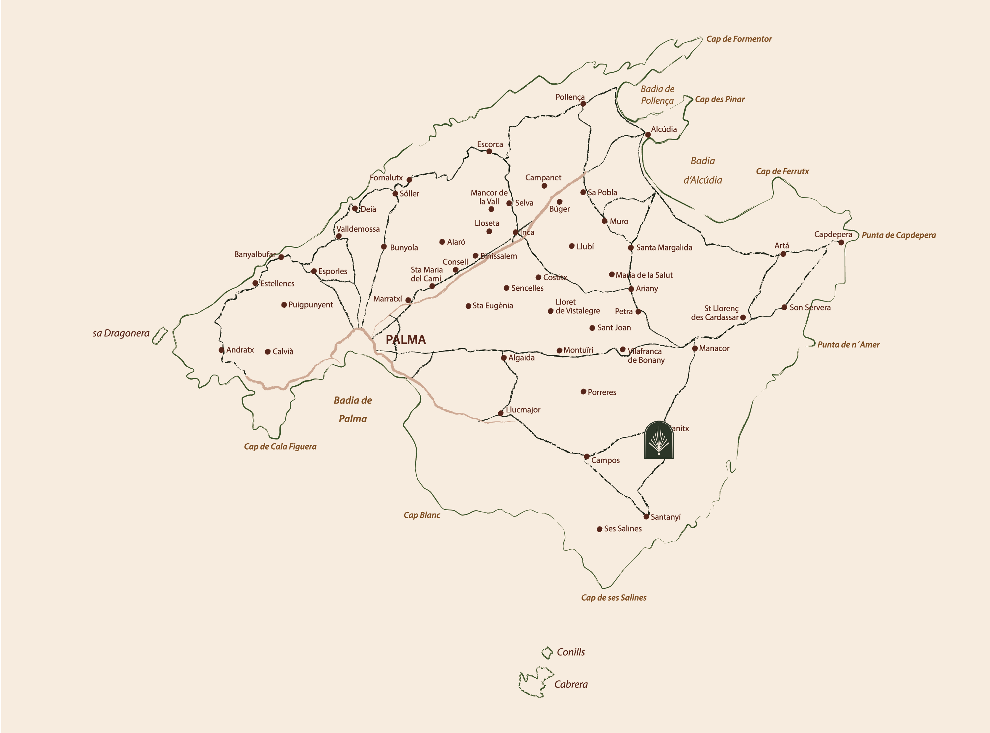 villa map