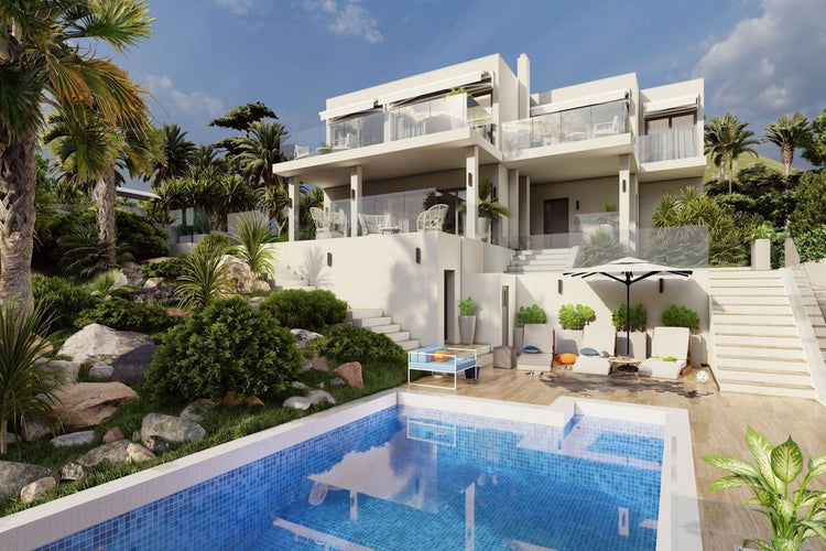 A spacious villa with sea views, magnificently renovated, in Santa Ponça